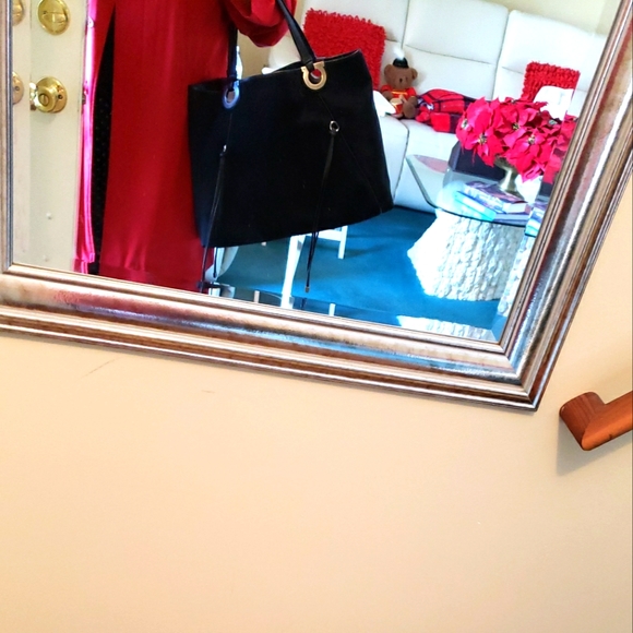 Awesome! Ferragamo Large Tote Handbag/ Black Fabric/Good Condition $1,350.00. - Picture 16 of 16